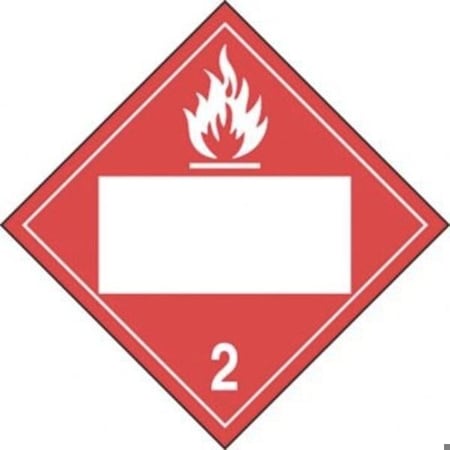 Accuform BLANK DOT PLACARD HAZARD CLASS 2 MPL4DG2BMG1 MPL4DG2BMG1